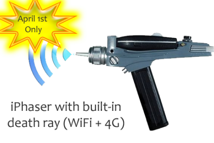 iPhaser with built-in death ray (WiFi + 4G) - TODAY ONLY