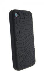 iPhone 4S Black Silicone Skin Case Tire Tread &pound;1.99 @ Prepaymania